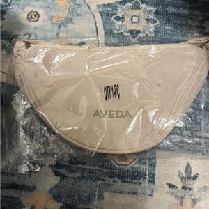 Aveda Beige Canvas Pouch